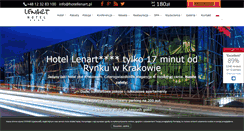 Desktop Screenshot of hotellenart.pl
