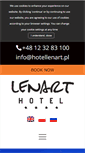 Mobile Screenshot of hotellenart.pl